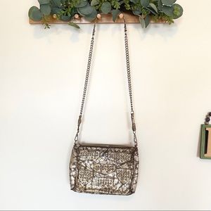Rebecca Minkoff Distressed Metallic Studded Purse
